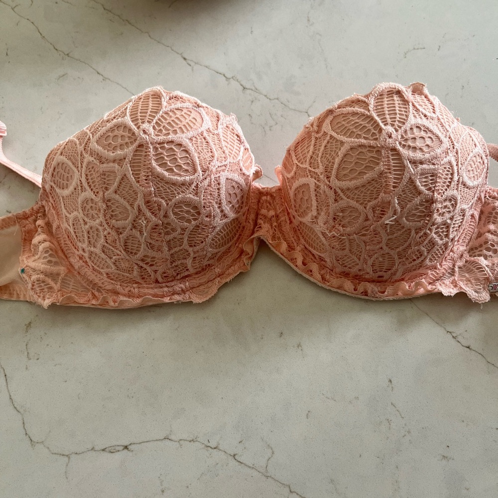 Pink Date Push up Bra 32C